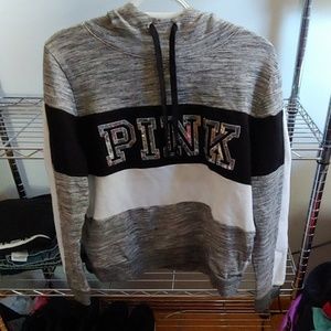 Women's Pink Victoria's Secret Hoodie, size Large